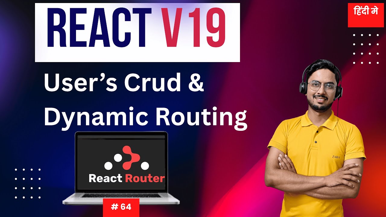 #64: 🚀 User CRUD in React JS with JSON Server + Dynamic Routing | Full ...