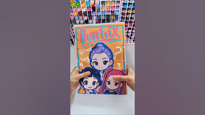 kpop Demon Hunters |  Blind Bag #unboxing #paperdiy #asmr