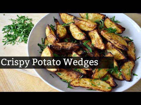 Crispy Oven-Baked Potato Wedges | Solo Budget-Vegan