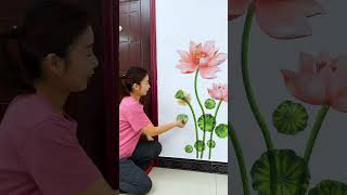 super Beautiful 3D wall paintings 😂😍👍 #shorts_video