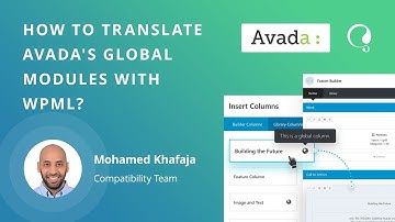 How to Translate Avada Theme Fusion Builder Global Elements Using WPML