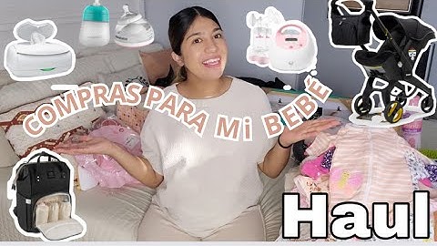 HAUL DE COMPRAS PARA MI BEBÉ 🛍️🤰🏻Esenciales para un Recién nacido 👶🏻 🍼✅