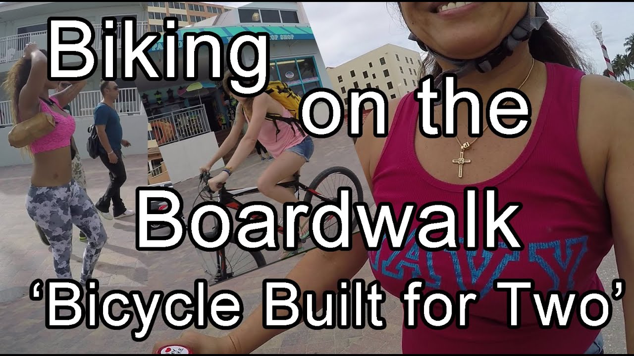 Bicycle Built for TWO Hollywood Boardwalk, FL YouTube