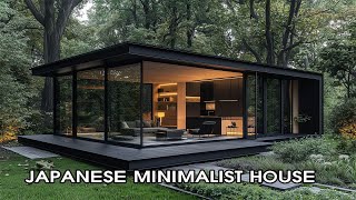 Exploring Japanese Minimalist Architecture Small Black Houses with Stylish Interiors