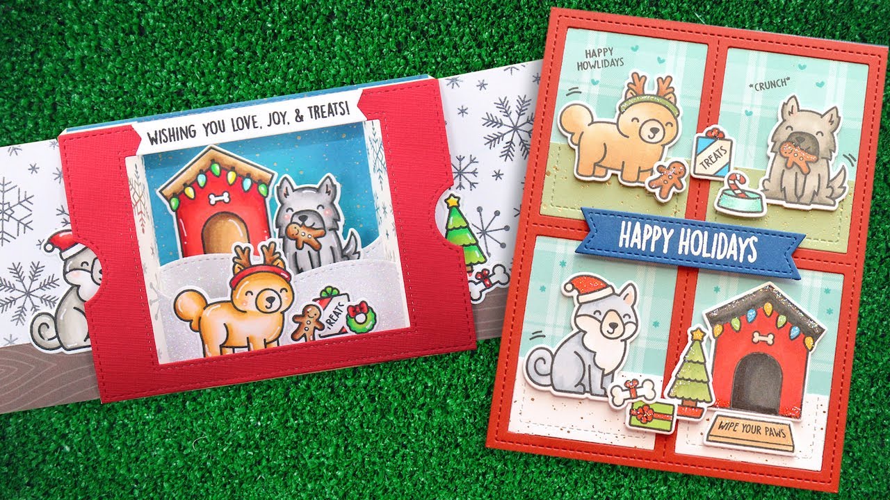 Introducing Lawn Fawn's STAMPtember® Exclusive: Home for the Pawlidays!