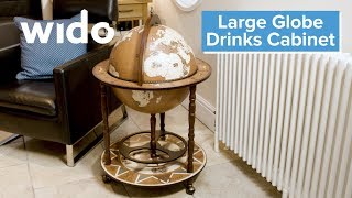 Wido Large Globe Drinks Cabinet Product Video (DRINKGL)