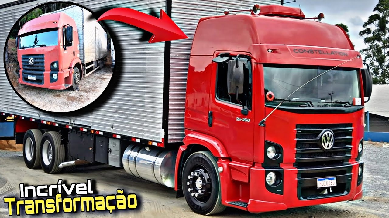 TRANSFORMAÇÃO DO VW 24-250 DO MARQUINHOS - É OUTRO CAMINHÃO