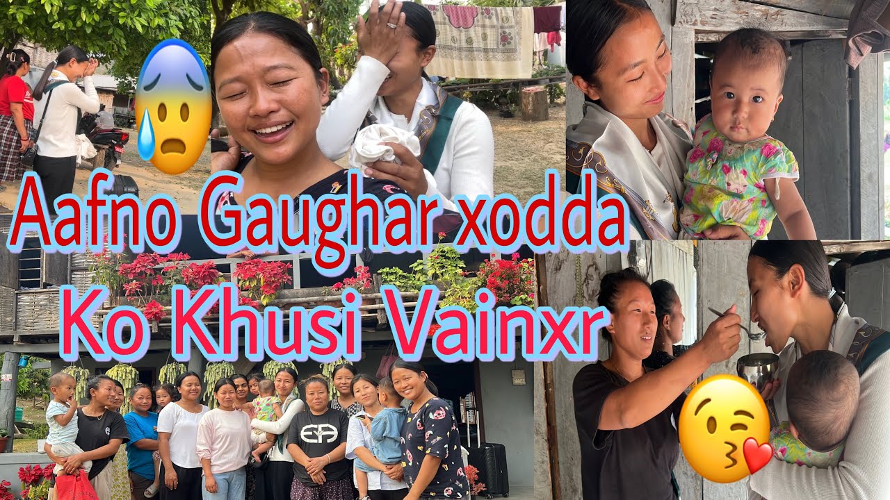 Aafno Family Sang Tadhinnuko Dherai Garo Hunx😰🥰#villagelife 