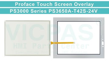 PS3650A-T42S-24V Pro-face HMI Touch Glass Front Film