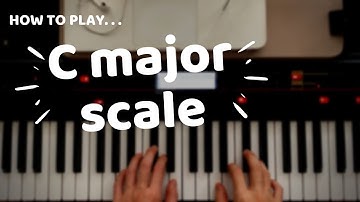 Basic Piano Lesson - C Major Scale (2 octaves)