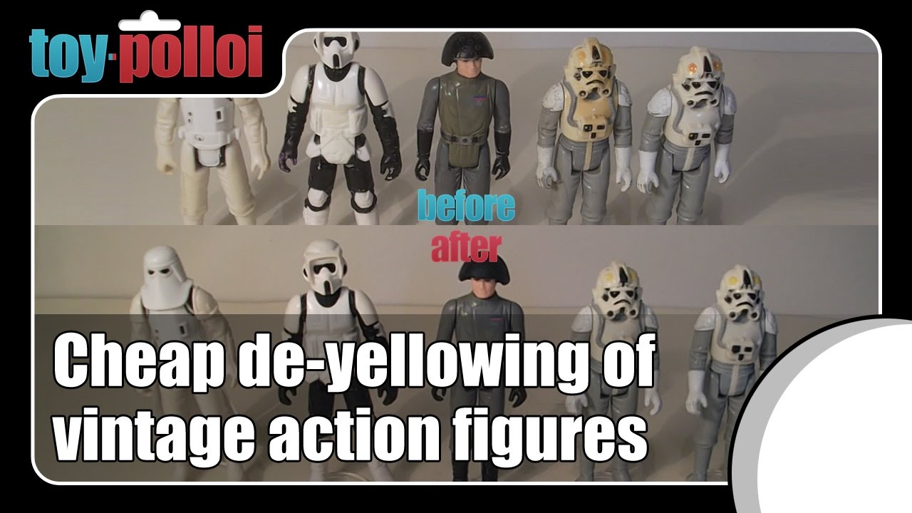 de yellowing star wars toys