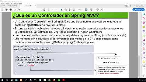 Curso Spring Boot & Spring MVC - 10.Anotación @Controller: ¿Que es un controlador en Spring MVC?