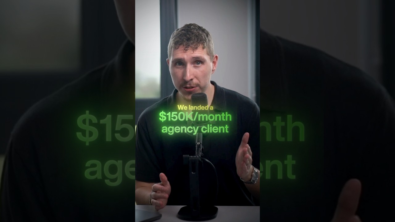 We landed a $150k/m client with this pricing model…