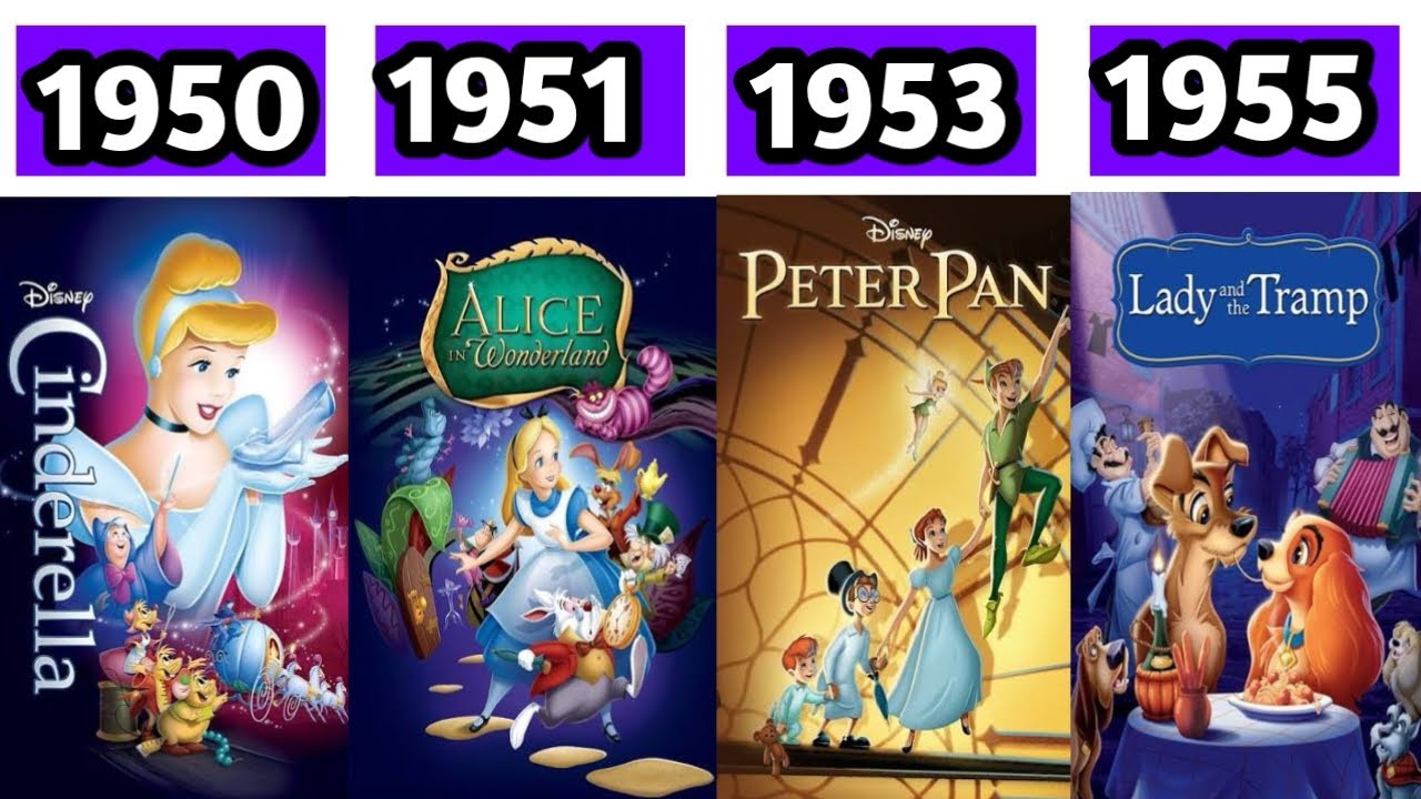 Disney Animated Films (1937–1992)