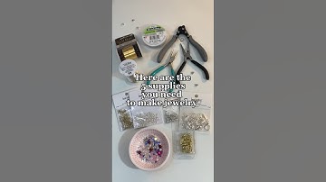 The 5 Supplies you need for Making Jewelry 🤍 diy beaded jewelry materials tutorial ₊˚⊹