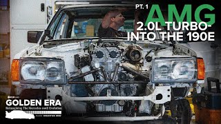 Squeezing A Turbocharged 2.0L AMG Engine Into A Mercedes 190E  FCP Euro's Golden Era Project Pt. 1