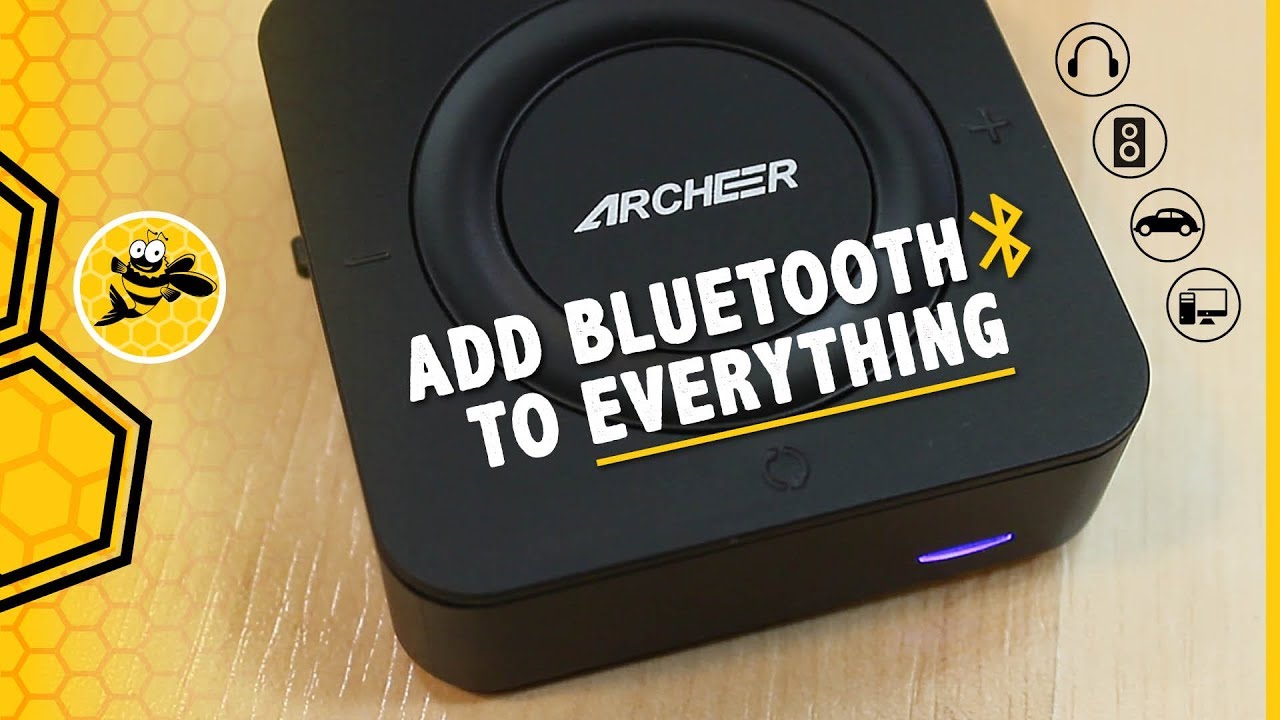 Add Bluetooth to Everything Archeer Bluetooth Transmitter Receiver BT
