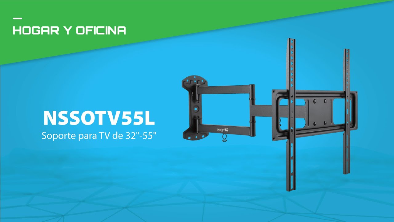 WirePC - Soporte para TV de 32-55 hasta 35kg brazo largo