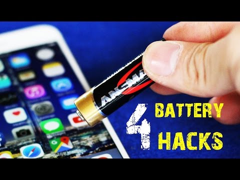 4 Amazing Creative Ways To Use Batteries - Life Hacks