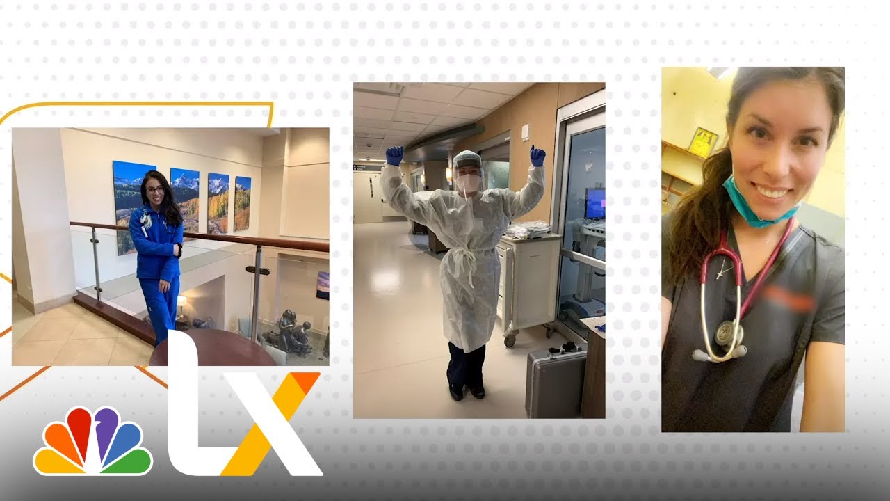 Denver Broncos NFL Cheerleaders Fighting Coronavirus as Nurses NBCLX YouTube