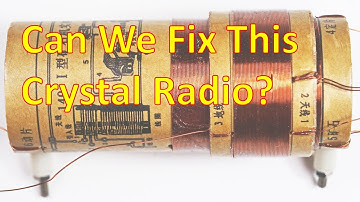 Crystal Radio-1 Cap, Variable Coupled FOLLOW-UP Fix?
