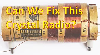 Crystal Radio--1 Cap, Variable Coupled FOLLOW-UP Fix?