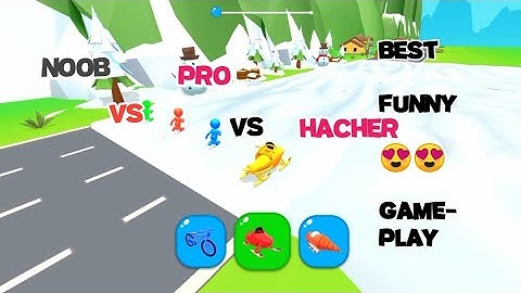 Shape Shifting Funny race Gameplay New hyper casual Games Max level Funny Gameplay