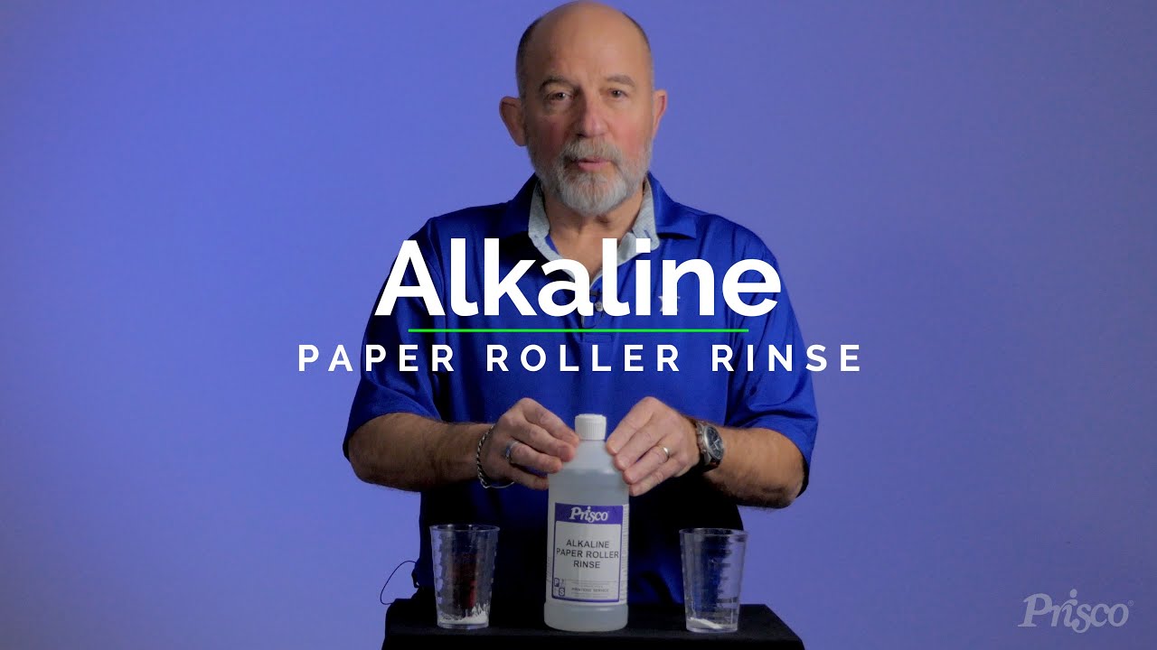 Roller Rinser Prisco Alkaline Paper Roller Rinse - YouTube