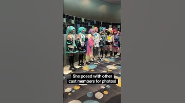 Thumbnail of We Saw the New Hatsune Miku Movie… with Miku Herself?! 💙🎤 #shorts