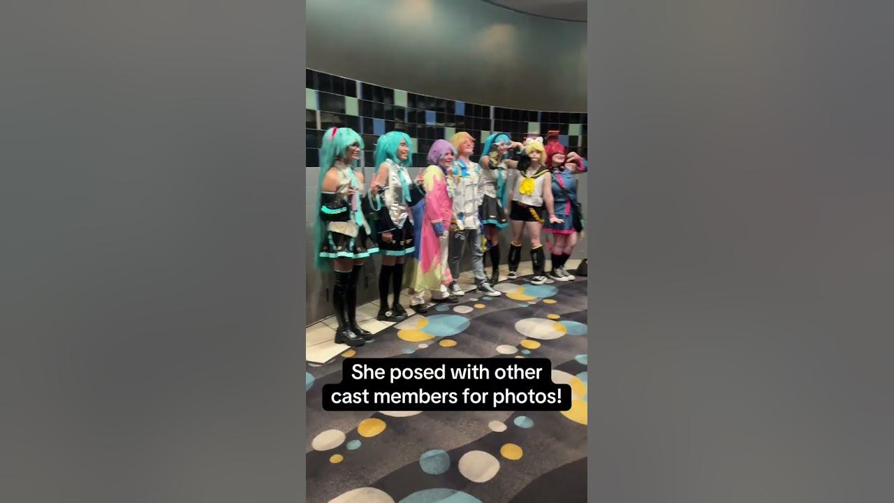 We Saw the New Hatsune Miku Movie… with Miku Herself?! 💙🎤 #shorts