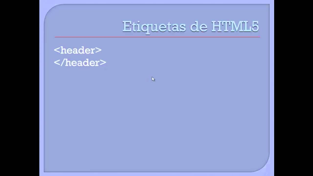 html primera parte - YouTube
