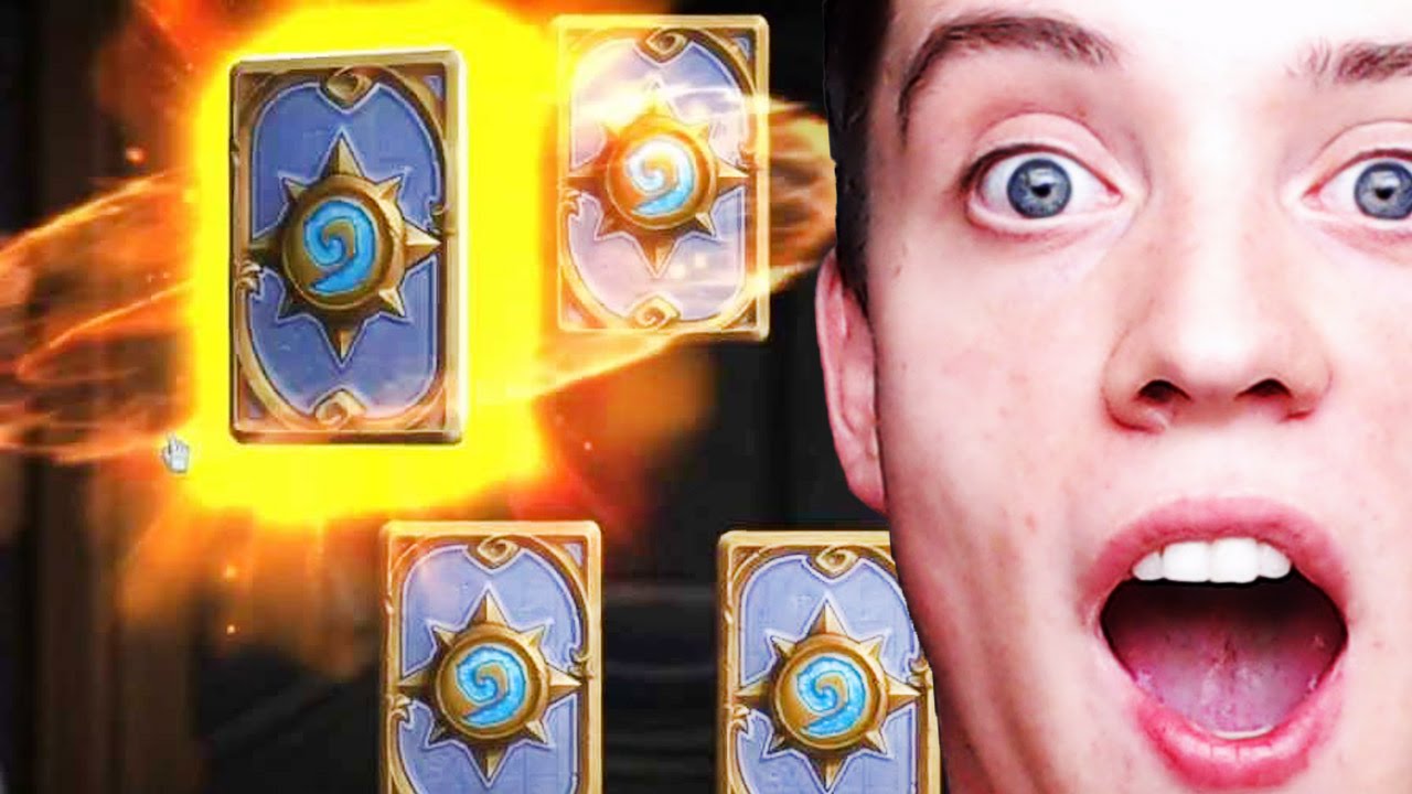 Hearthstone: LEGENDARY BOOSTER CARD PACKS?! legendaries pokemon glazed