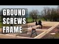 Timber Floor Frame on Ground Screws | No Concrete Foundation | Self-Build