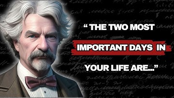 Life Lessons from Mark Twain to Learn in Youth and Avoid Regrets in Old Age