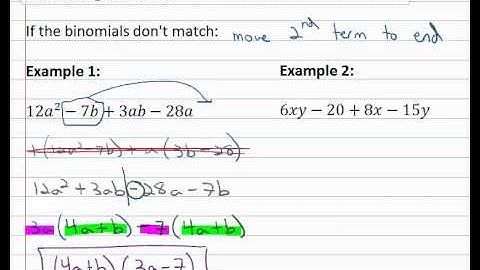 10.1e : Grouping with Change of Order