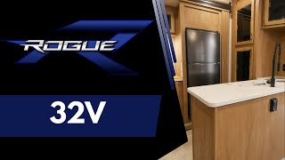 Check out the 2023 Rogue 32V Toy Hauler!