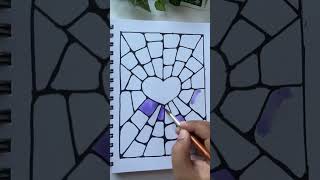 This will clear your thoughts and mind #art #drawing #zentangle #arttherapy