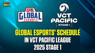 Global Esports VCT Schedule Stage 1 updates