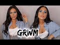 GRWM! MAKEUP, HAIR AND NAILS...EVERYTHINNGG DID