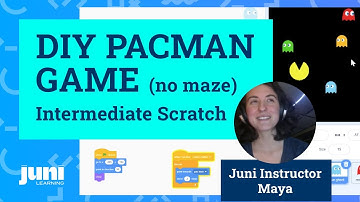 How to Code a PacMan Game in Scratch (No Maze) | Intermediate Scratch Coding Tutorial