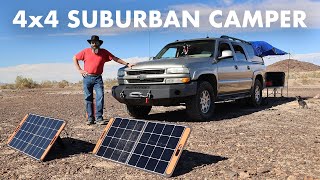 How to Camp in an Off-Road Suburban—FULL TOUR (Sleeping & Camping in a Big SUV!)