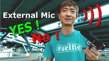 DJI Osmo Action - External Mic test