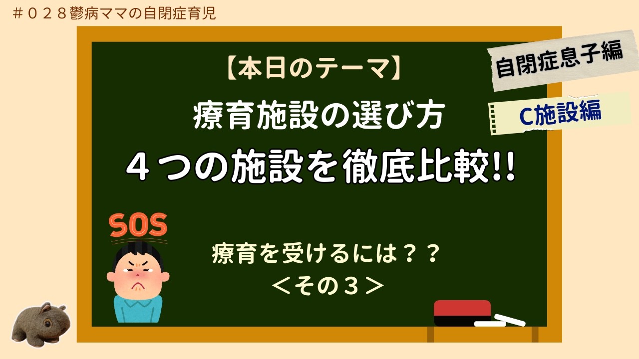 【C施設編｜美容師の療育者と助けをもとめる息子！！３か月でやめました】｜自閉症息子編｜鬱病ママの自閉症育児#028