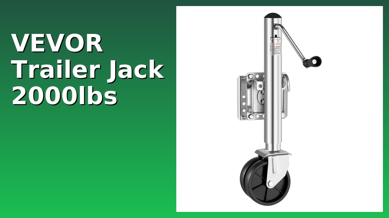 REVIEW (2025): VEVOR Trailer Jack 2000lbs. Features.