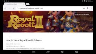 How to hack royal revolt 2 - Android & IOS