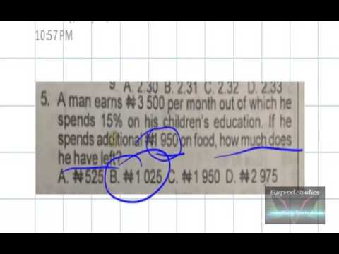 Jamb 2012 Mathematics Complete 50 Questions Solved