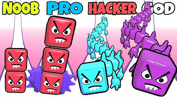 NOOB vs PRO vs HACKER vs GOD in Sword Cut Run