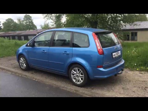 Фаркоп Ford Focus C-Max 2003-2011 (Форд Фокус Ц макс) оцинкованный, видео 1