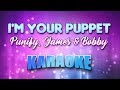 Punify james  bobby  im your puppet karaoke  lyrics