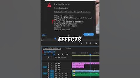 How To Fix Error Compiling Movie Exporting Error in Premiere Pro